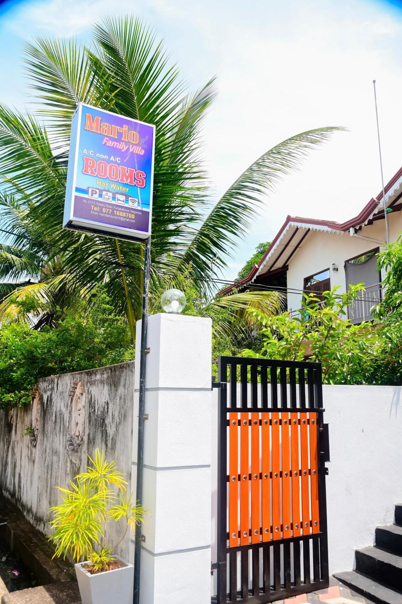 Mario Family Villa And Restaurant Negombo Bagian luar foto